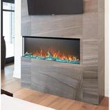 Napoleon Trivista 3-Sided Electric Fireplace, Crystal, Size 21.5 H x 50.0 W x 9.5 D in | Wayfair NEFB50H-3SV
