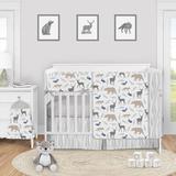 Sweet Jojo Designs Woodland Animals 5 Piece Crib Bedding Set Polyester in Brown/Gray/White | Wayfair WoodlandAnimals-Crib-5