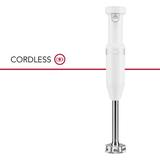 KitchenAid Cordless Hand Immersion Blender in White, Size 16.3 H x 2.5 W x 2.5 D in | Wayfair KHBBV53WH