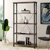 Mercury Row® Zona 72" H x 40" W Etagere Bookcase Wood in Brown, Size 72.0 H x 40.0 W x 18.0 D in | Wayfair MCRR1917 25291494