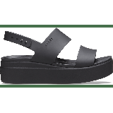 Crocs Black / Black Women’S Crocs Brooklyn Low Wedge Shoes