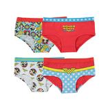 Handcraft Girls' Underwear - Wonder Woman Red & Blue Logo Underwear Set - Girls