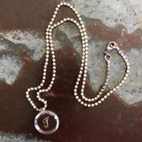 Anthropologie Jewelry | Anthropologie Initial F Crystal Pendant | Color: Gold | Size: 10 Length