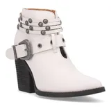 Dingo Born To Run Women's High Heel Ankle Boots, Size: 7.5, White