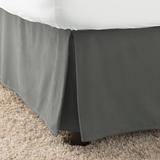 Eider & Ivory™ Mcquade 14" Bed Skirt, Microfiber in Gray, Size 78.0 W x 80.0 D in | Wayfair 7EB5D7FEEDCF499ABB9D815572C18B97