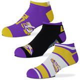 Youth For Bare Feet LSU Tigers 3-Pack Show Me the Money Ankle Socks