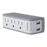 Belkin 3-Outlet Mini Surge Protector with USB Ports