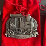 Disney Holiday | 2014 Disney Vacation Club Pewter Holiday Ornament | Color: Red | Size: Os