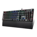 Adesso EasyTouch 650EB RGB Programmable Mechanical Gaming Keyboard, Multicolor