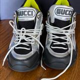 Gucci Shoes | Authentic Gucci Flashtrek Bnib Liquid Silver | Color: Silver/Yellow | Size: 7