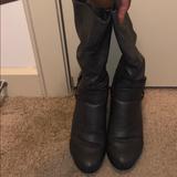Nine West Shoes | Gray Boot | Color: Gray | Size: 7.5