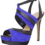 Jessica Simpson Shoes | Jessica Simpson Js-Eman Platform Sandal - 5.5 | Color: Black/Blue | Size: 5.5