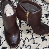 Michael Kors Shoes | Michael Kors Brown Leather Ankle Boots | Color: Brown | Size: 7