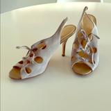 Kate Spade Shoes | Kate Spade 7,5 Suede Heels | Color: Gray | Size: 7.5