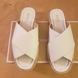 Michael Kors Shoes | Michael Kors Linden Slide Flats Sandals | Color: White | Size: 8.5