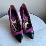 Jessica Simpson Shoes | Jessica Simpson Purple Pumps | Color: Black/Purple | Size: 7