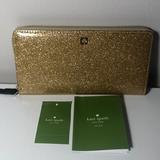 Kate Spade Bags | Kate Spade Mavis Street Gold Zipper Clutch Wallet | Color: Black/Gold | Size: Os