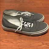 Vans Shoes | Gray Vans Authentic | Color: Gray/White | Size: Mens 10.5 Womens 12