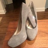 Michael Kors Shoes | Michael Kors Suede Platform Pumps | Color: Gray | Size: 9