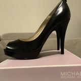 Michael Kors Shoes | Michael Kors!! York Patent Leather Platform!! | Color: Black | Size: 10