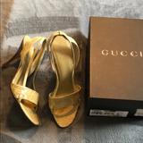 Gucci Shoes | Gorgeous Nib Gucci Sandals. Green. Size 9 | Color: Green | Size: 9