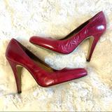 Jessica Simpson Shoes | Jessica Simpson Red Patent Leather Heels | Color: Red | Size: 8.5