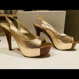 Jessica Simpson Shoes | High Heels | Color: Gold | Size: 8.5