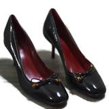 Gucci Shoes | Gucci Bamboo Bow Pumps - Black | Color: Black | Size: 9 B