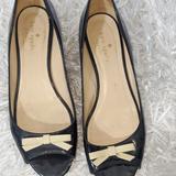 Kate Spade Shoes | Kate Spade Tracey Peep Toe Wedge | Color: Black | Size: 7.5