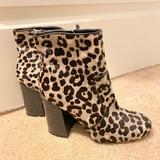 Nine West Shoes | Chunky Ankle Boots | Color: Black/White | Size: 7.5