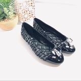 Michael Kors Shoes | Michael Kors Alice Tweed Ballet Flats | Color: Black/Silver | Size: Various