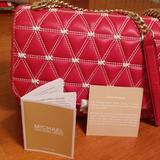 Michael Kors Bags | Michael Kors Leather Bag. | Color: Gold/Red | Size: Os