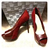 Jessica Simpson Shoes | Jessica Simpson Platform Heels | Color: Red | Size: 10