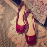 Jessica Simpson Shoes | Red Jessica Simpson Pumps | Color: Red | Size: 6