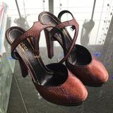 Gucci Shoes | Gucci Size 38 Heels | Color: Red | Size: 8