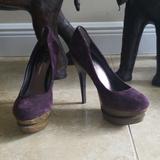 Jessica Simpson Shoes | Jessica Simpson Platform Heels | Color: Brown/Purple | Size: 9.5