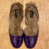 Gucci Shoes | Gucci Arielle 45 Slingback | Color: Purple | Size: 38.5