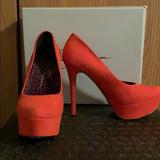Jessica Simpson Shoes | Jessica Simpson Waleo Platform Heels | Color: Red | Size: 7.5