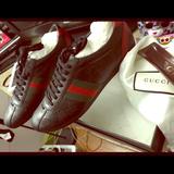 Gucci Shoes | Gucci Sneakers | Color: Black/Red | Size: 39+