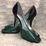 Jessica Simpson Shoes | Jessica Simpson Heals | Color: Black/Green | Size: 10