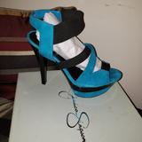 Jessica Simpson Shoes | Jessica Simpson Blue Suede Shoes | Color: Black/Blue | Size: 9