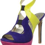 Jessica Simpson Shoes | Jessica Simpson Bendie Platform Sandals | Color: Pink/Purple | Size: 9.5