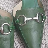 Gucci Shoes | Gucci Mules Green To Show Poshmark | Color: Green | Size: 9.5