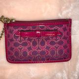 Coach Bags | Coach Chain Card Holder | Color: Pink/Purple | Size: Os