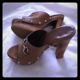 Gucci Shoes | Gucci Platform Heels | Color: Tan | Size: 6