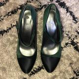 Nine West Shoes | Nine West High Heels | Color: Black/Green | Size: 8