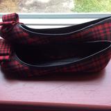 Zara Shoes | Cute Comfy Flats | Color: Black/Red | Size: 9