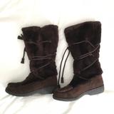Nine West Shoes | Nine West Faux Fur Brown Winter Boots | Color: Brown | Size: 8.5