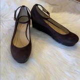 Kate Spade Shoes | Kate Spade Brown Platforms W Ankle Strap | Color: Brown | Size: 6