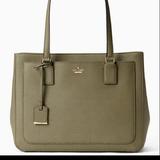 Kate Spade Bags | Kate Spade Cameron Street Zooey Laptop Olive Grey | Color: Gray/Green | Size: Os